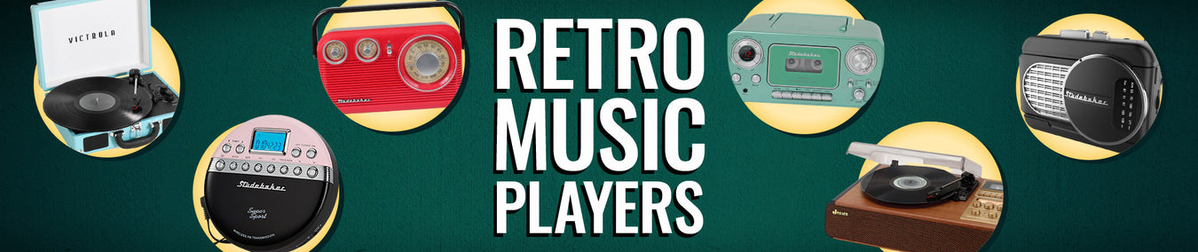 Retro Record players, CD Players, Cassette Players & Juke Box