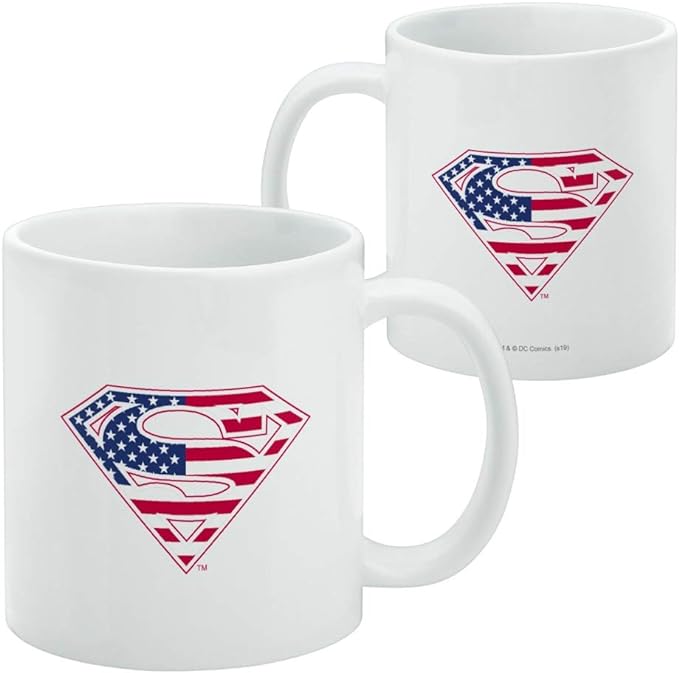 Superman - American Flag Shield Mug
