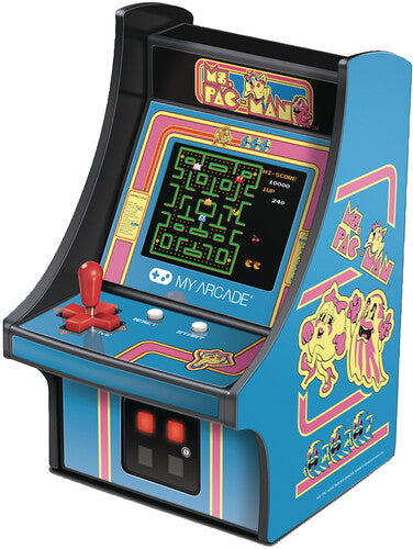 My Arcade DGUNL-3230 MS. Pac-Man Micro Player Retro Arcade Machine - 6 Inch