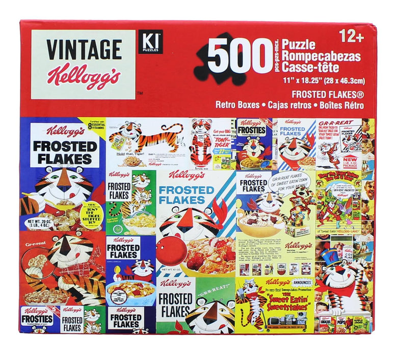 Kellogg's Vintage Frosted Flakes 500 Piece Jigsaw Puzzle