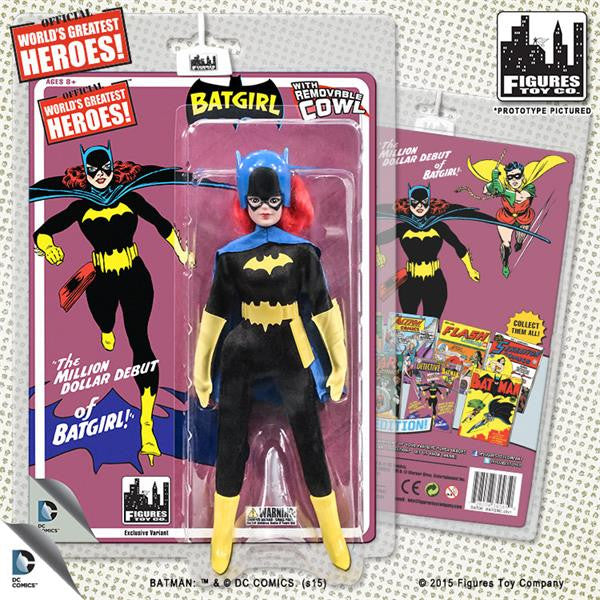 DC Comics Retro "First Appearances" Series 1 Removable Cowl Batgirl Action Figure