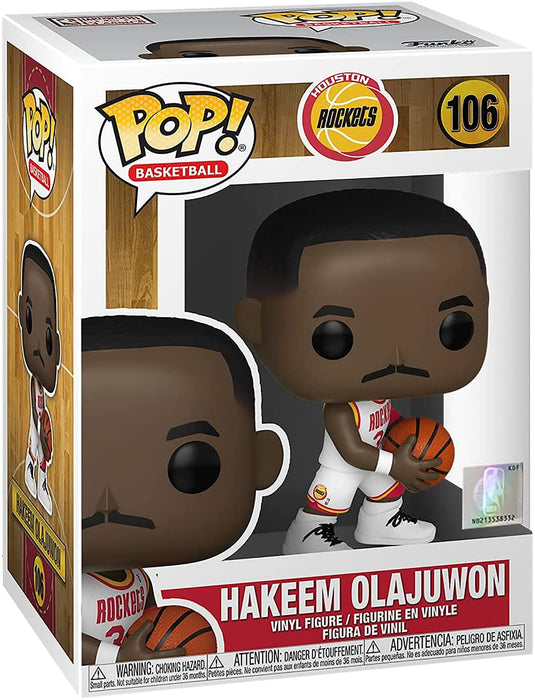 Houston Rockets Funko NBA POP Vinyl Figure | Hakeem Olajuwon (Home)