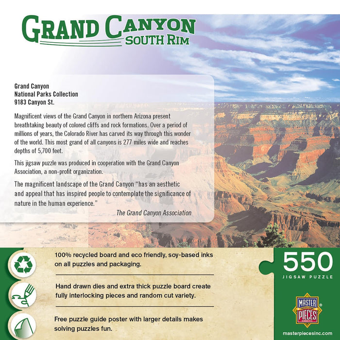 Grand Canyon South Rim 550 Piece Jigsaw Puzzle