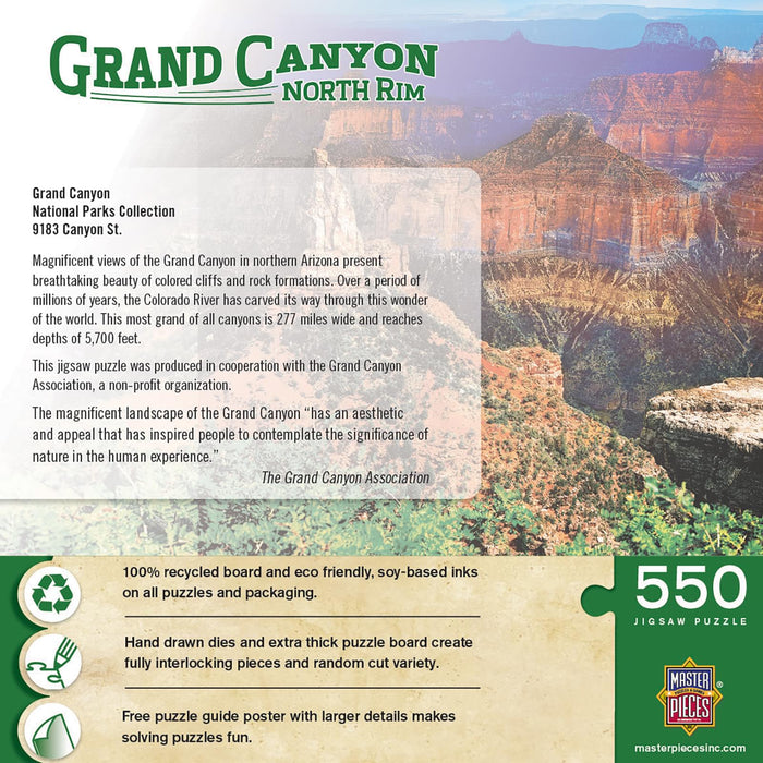 Grand Canyon North Rim 550 Piece Jigsaw Puzzle