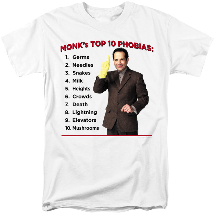 Monk - Top 10 Phobias