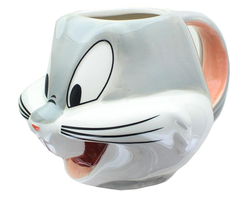 Looney Tunes Bugs Bunny Sculpted Ceramic Mug | Holds 22 Ounces