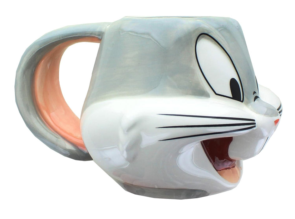 Looney Tunes Bugs Bunny Sculpted Ceramic Mug | Holds 22 Ounces