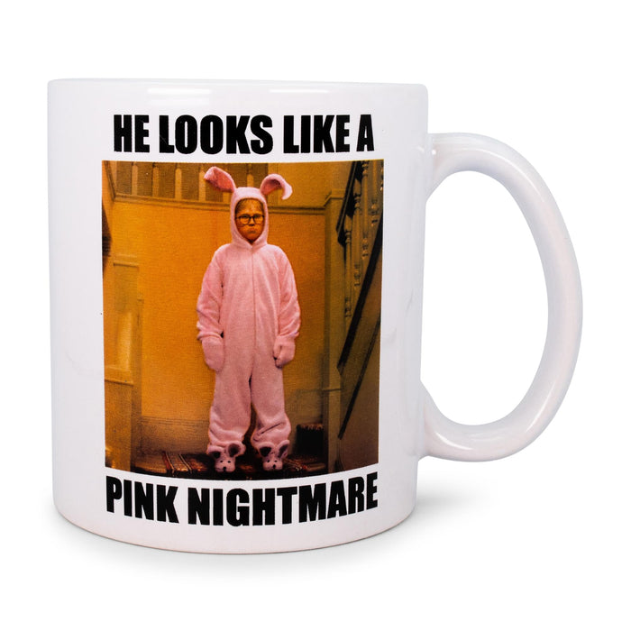 A Christmas Story Pink Nightmare Ceramic Mug | Holds 20 Ounces