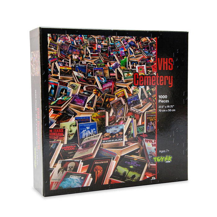 Horror VHS Cemetery 1000-Piece Jigsaw Puzzle