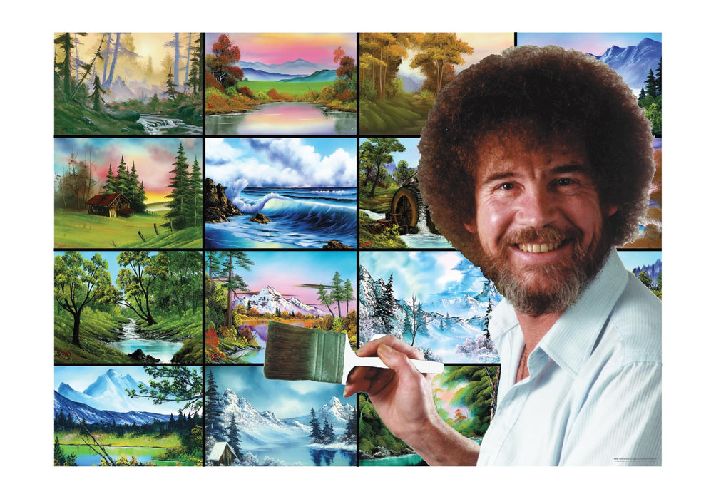 Bob Ross These Things Live Right In Your Brush 1000 Piece Jigsaw Puzzle