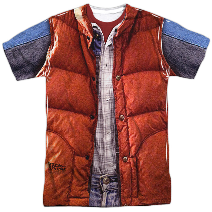 Back to the Future - McFly Vest Costume (front & back)