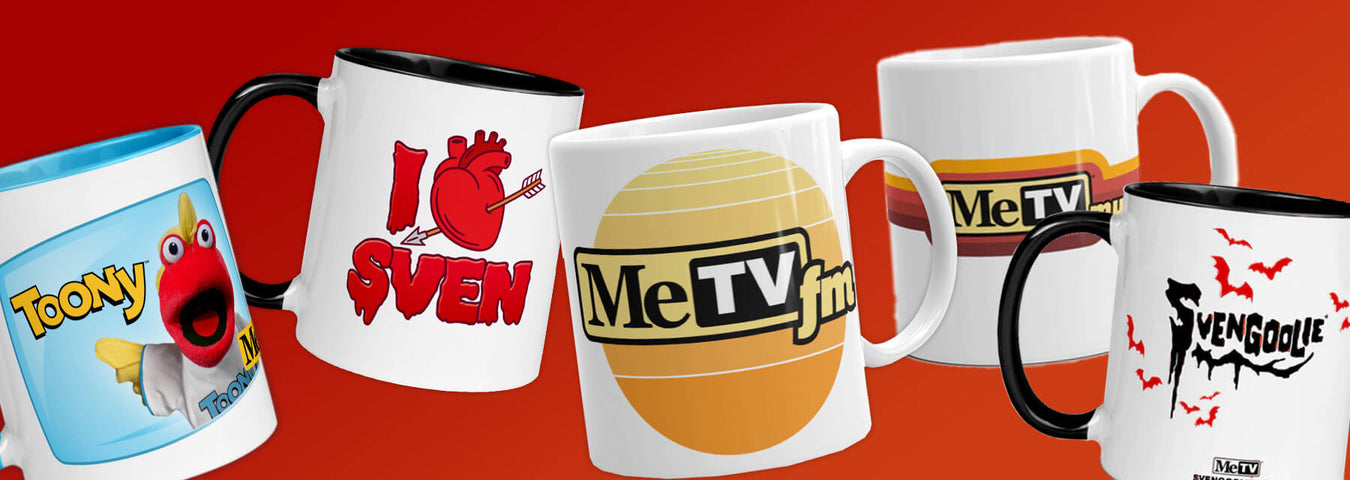 Svengoolie Mug, Toon in with me mug, MeTV FM mug