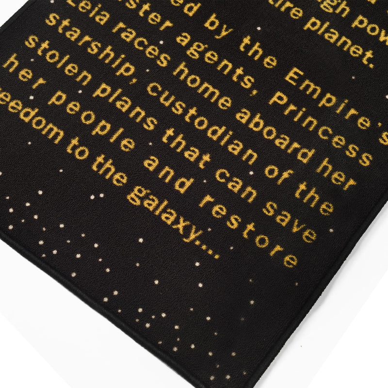 Star Wars: A New Hope - Title Crawl Printed Area Rug | 26 x 77 Inches product image 2 of 7