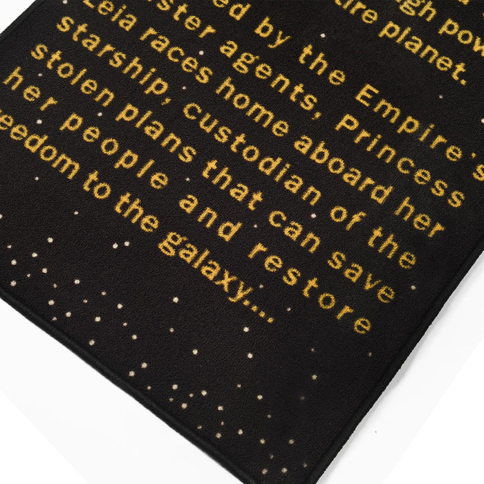 Star Wars: A New Hope - Title Crawl Printed Area Rug | 26 x 77 Inches