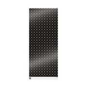 Full flat sheet of Svengoolie holiday wrapping paper showing the repeating logo pattern in a dense, smaller-scale layout across the whole sheet.