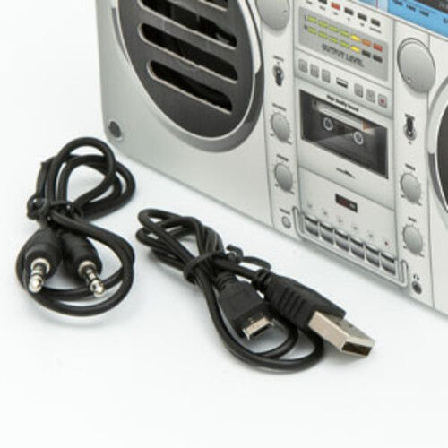 GPO Retro Bronx Mini Bluetooth Speaker - Silver