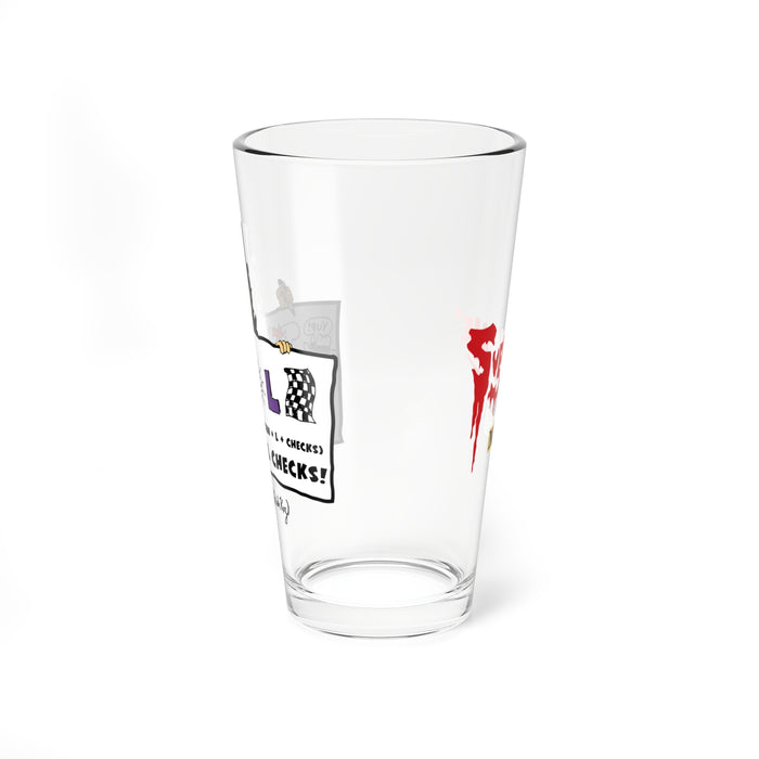 "Too Drawn Out" Svengoolie® Pint Glass by Rich Koz