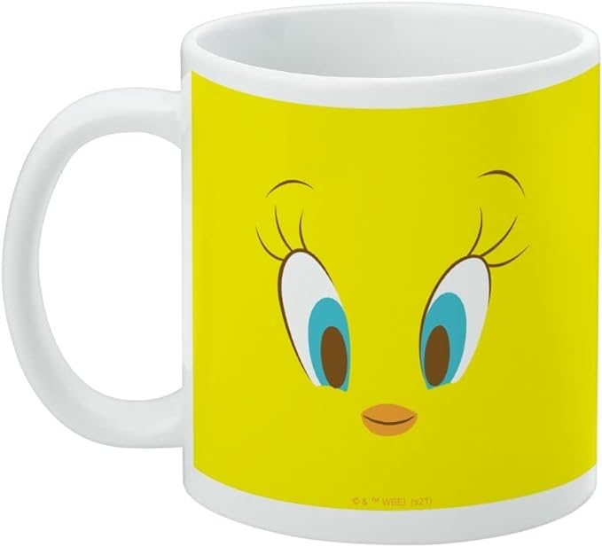 Mug featuring design named Looney Tunes - Tweety Bird Face Mug, product image 3 of 3