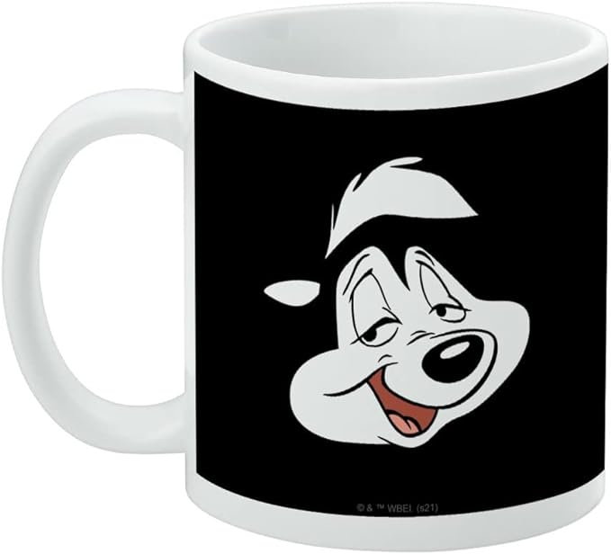 Mug featuring design named Looney Tunes - Pepe Le Pew Face Mug, product image 3 of 3