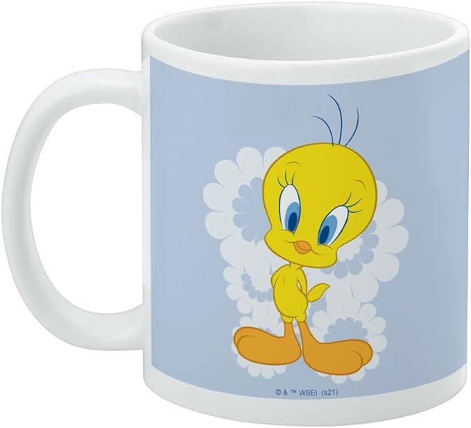 Mug featuring design named Looney Tunes - Floral Tweety Mug, product image 3 of 3