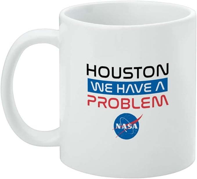 Mug featuring design named NASA - Houston Quote Mug, product image 2 of 3