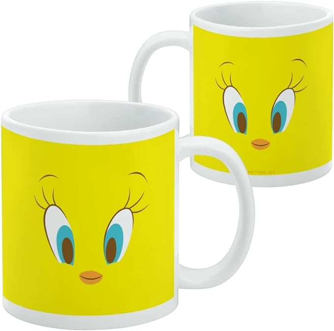 Mug featuring design named Looney Tunes - Tweety Bird Face Mug, product image 2 of 3