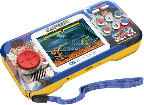 My Arcade Super Street Fighter II Pocket Player Pro Handheld Portable Gaming System (2 GAMES IN 1)