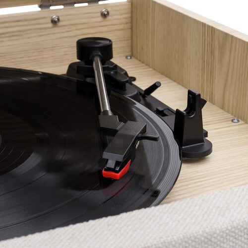 Victrola Century Bluetooth 6-in-1 Music Center Natural Wood product image 7 of 11