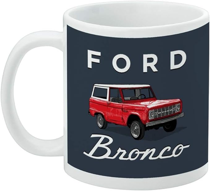 Mug featuring design named Ford - Bronco Illustrated Mug, product image 3 of 3