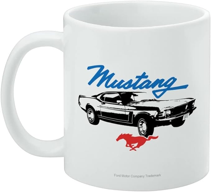 Mug featuring design named Ford - 1970 Mustang Mug, product image 3 of 3