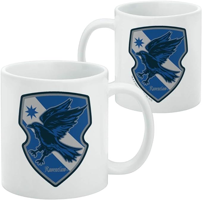 Mug featuring design named Harry Potter - Ravenclaw Plaid Sigil Mug, product image 3 of 3
