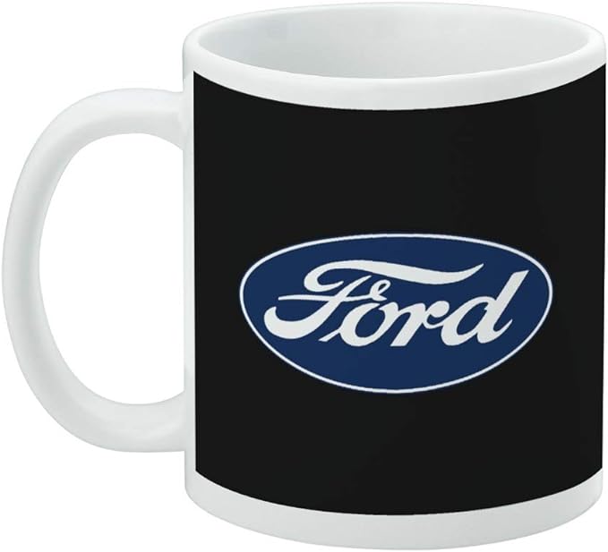 Mug featuring design named Ford - V8 Logo Mug, product image 3 of 3