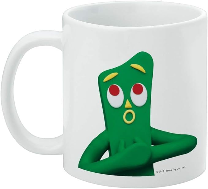Mug featuring design named Gumby - Gumby Singing Mug, product image 3 of 3
