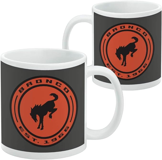 Mug featuring design named Ford - Bronco Red Badge Mug, product image 2 of 3