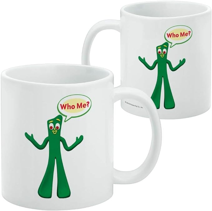 Mug featuring design named Gumby - Who Me? Mug, product image 2 of 3