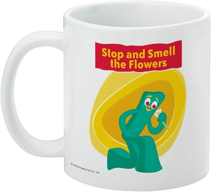Gumby - Stop and Smell the Flowers Mug