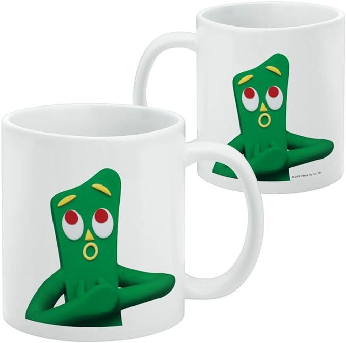 Mug featuring design named Gumby - Gumby Singing Mug, product image 2 of 3