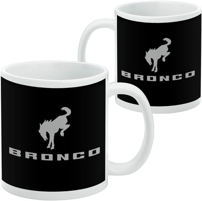 Mug featuring design named Ford - Bronco Logo Mug, product image 3 of 3