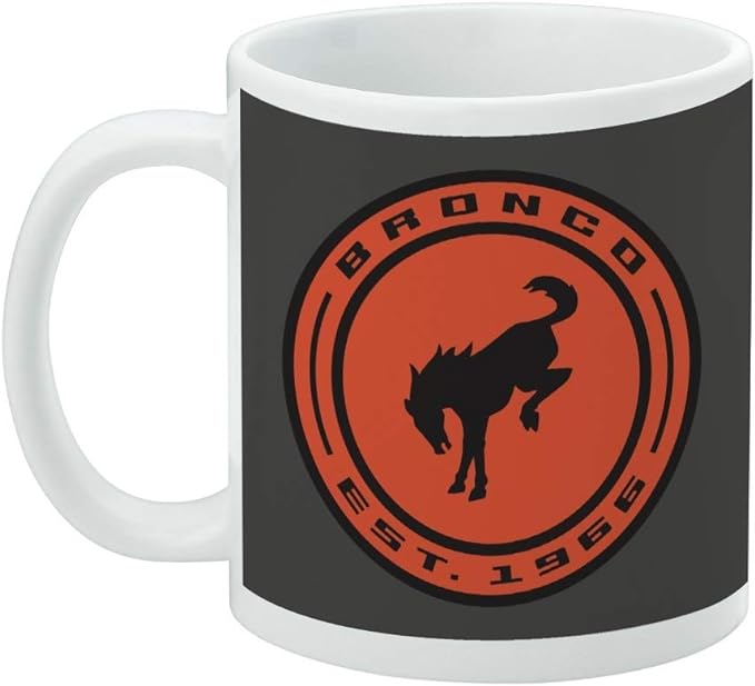 Mug featuring design named Ford - Bronco Red Badge Mug, product image 3 of 3