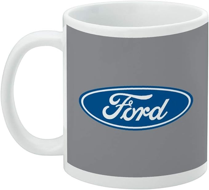 Mug featuring design named Ford - Blue Oval Logo Mug, product image 3 of 3