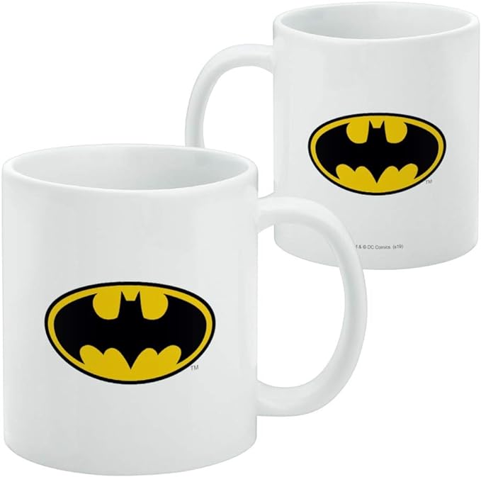 Mug featuring design named Batman - Classic Bat Shield Logo Mug, product image 2 of 3