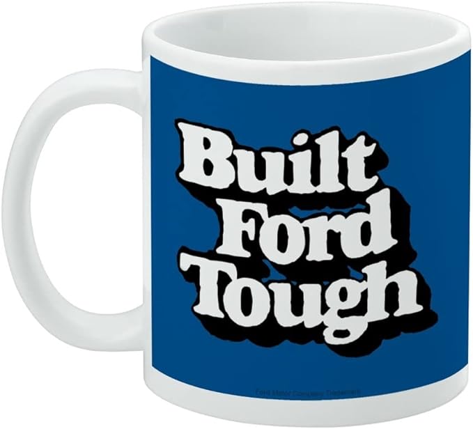 Mug featuring design named Ford - Built Ford Tough Stamp Mug, product image 3 of 3