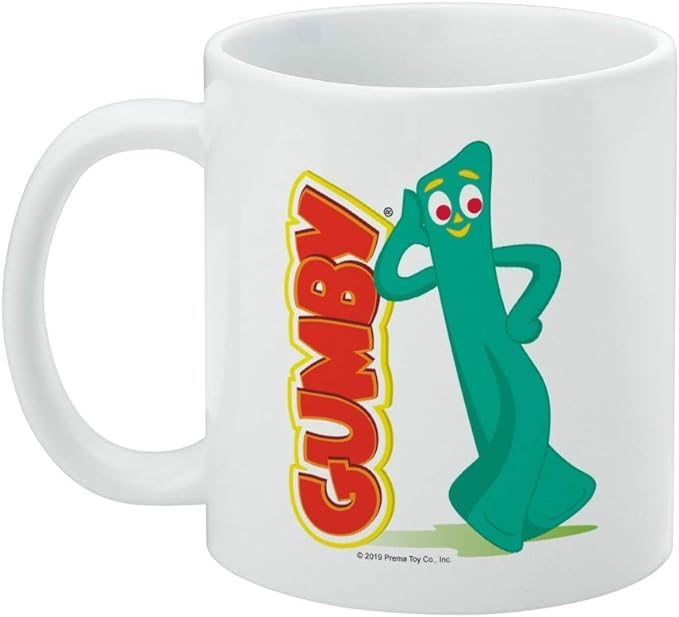 Mug featuring design named Gumby - Leaning on Logo Mug, product image 3 of 3