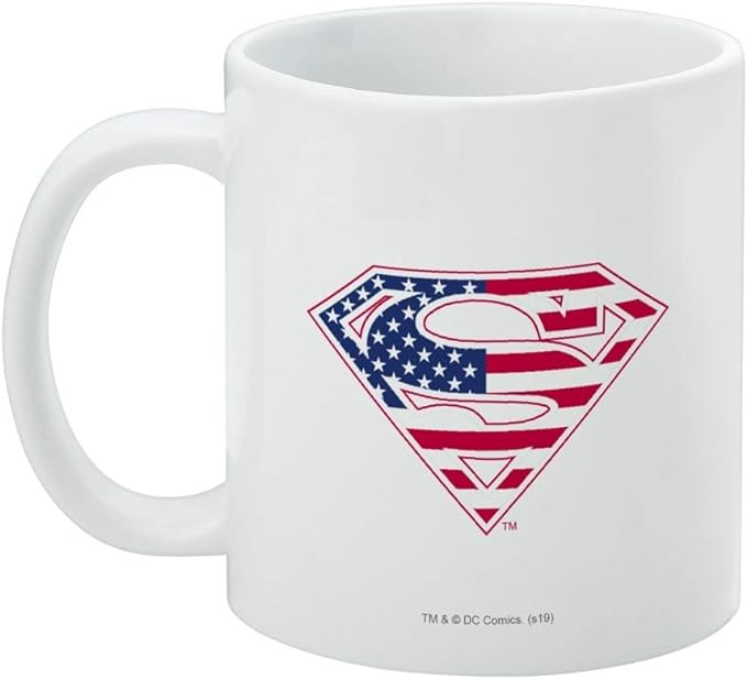 Superman - American Flag Shield Mug