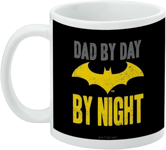 Mug featuring design named Batman - Dad by Day Mug, product image 3 of 3