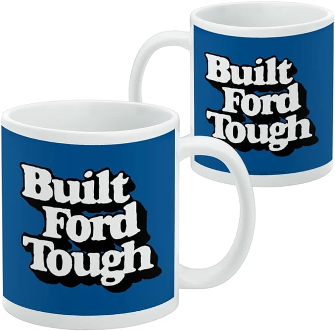 Mug featuring design named Ford - Built Ford Tough Stamp Mug, product image 2 of 3
