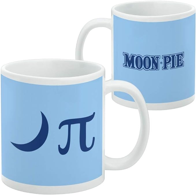 Mug featuring design named Moon Pie - Rebus Mug, product image 3 of 3