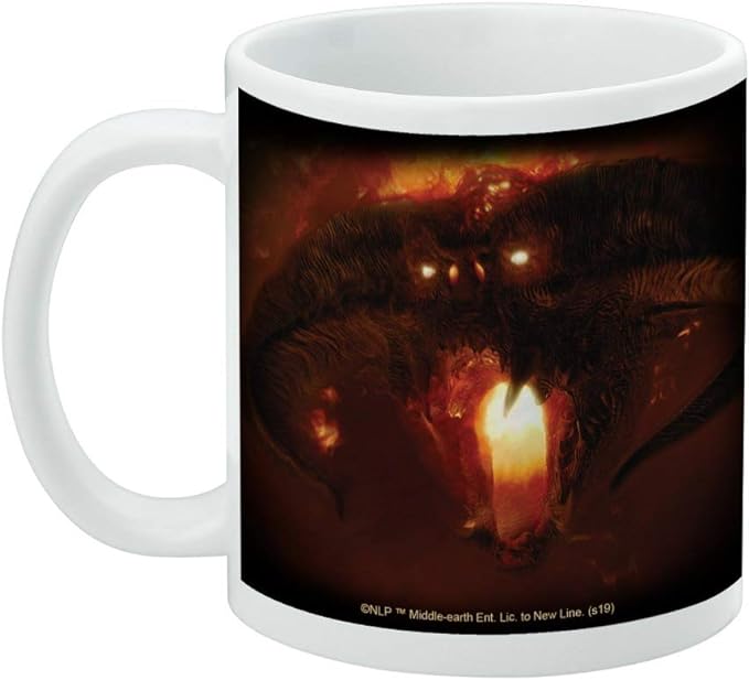 Mug featuring design named The Lord of the Rings Trilogy - Balrog Mug, product image 3 of 3