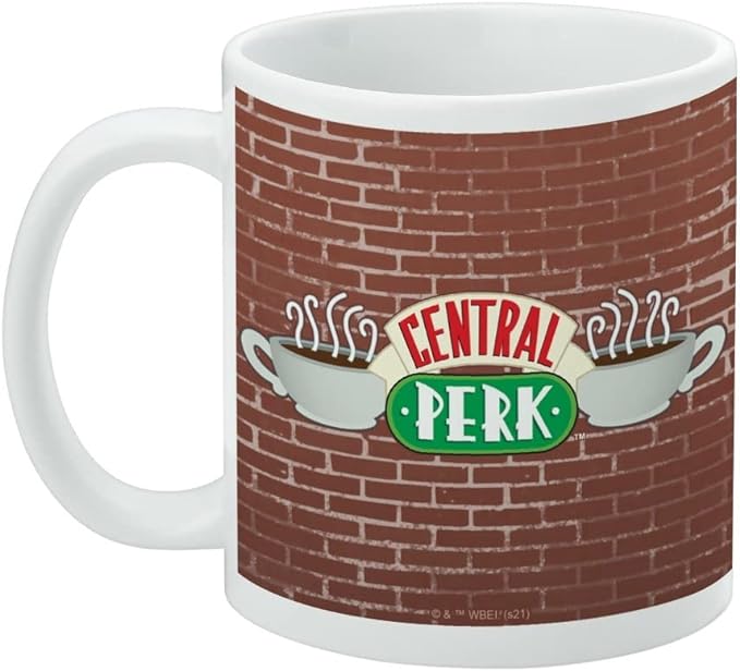 Mug featuring design named Friends - Central Perk Brick Wall Mug, product image 3 of 3