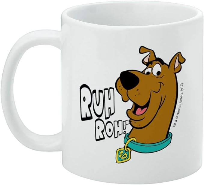 Mug featuring design named Scooby Doo - Ruh Roh Mug, product image 3 of 3